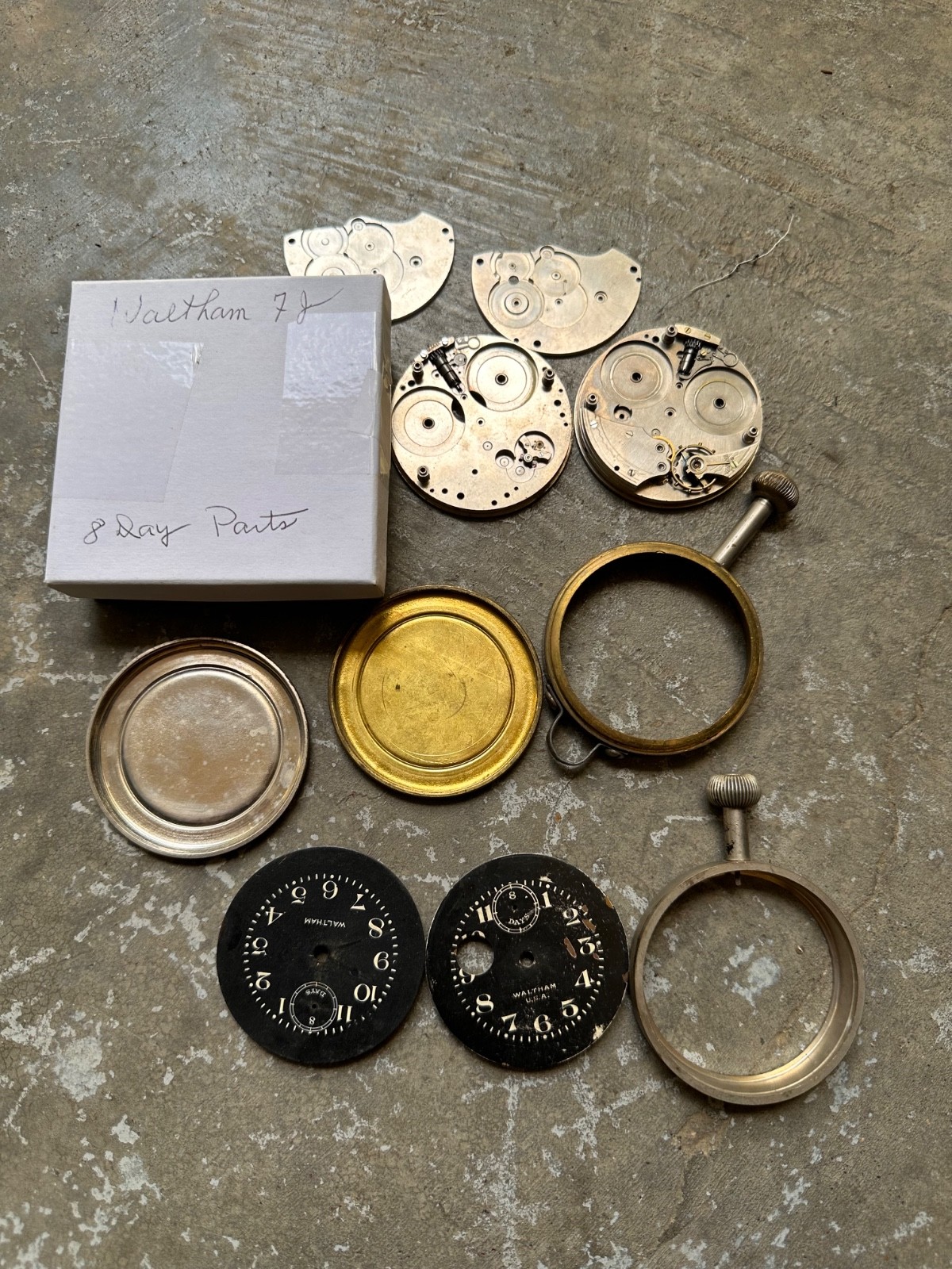 Set of two Vintage Waltham pocket watches. please read