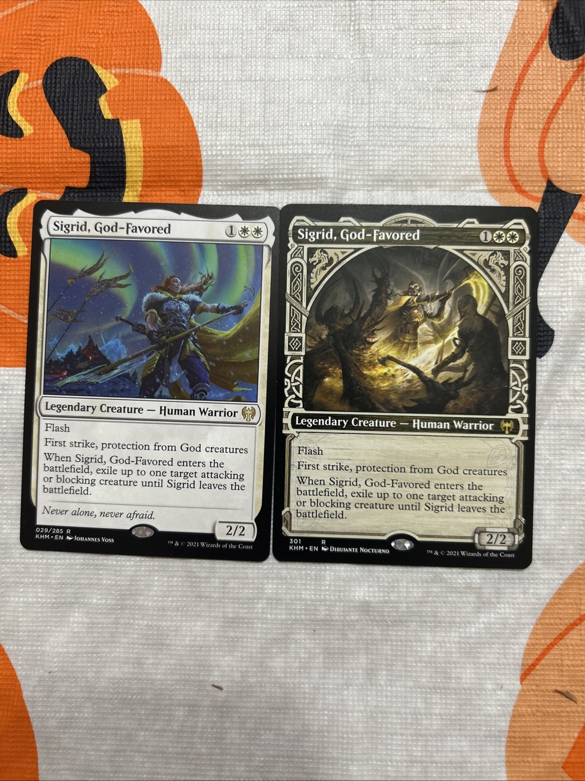 Sigrid, God-Favored Kaldheim MTG Magic the Gathering Card (301) Sigrid, God-Favored Kaldheim MTG Magic the Gathering Card (301)