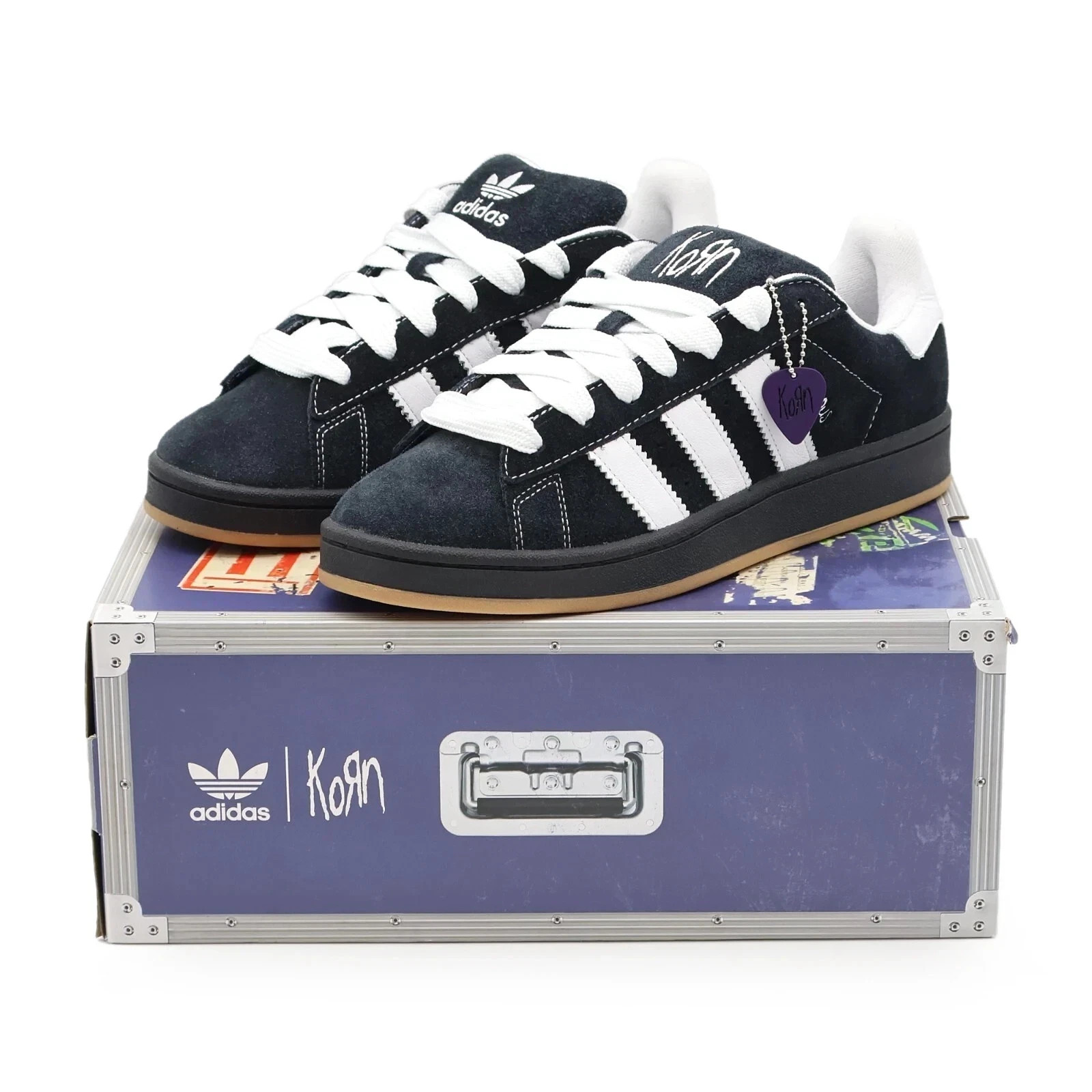 IG0792 Korn Originals Campus \'00s Black White Gum Size US 7-12 (Men\'s) NEW