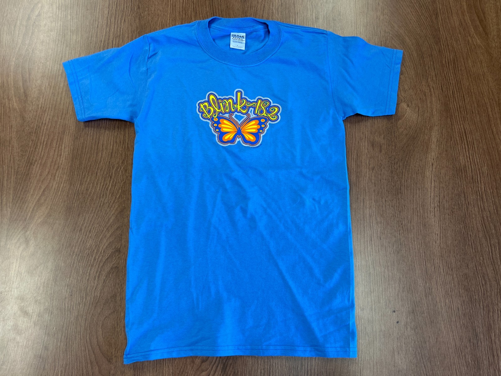 VINTAGE BLINK 182 T SHIRT 1999 BUTTERFLY S NOS DEADSTOCK 90S PUNK ROCK BAND TEE VINTAGE BLINK 182 T SHIRT 1999 BUTTERFLY S NOS DEADSTOCK 90S PUNK ROCK BAND TEE