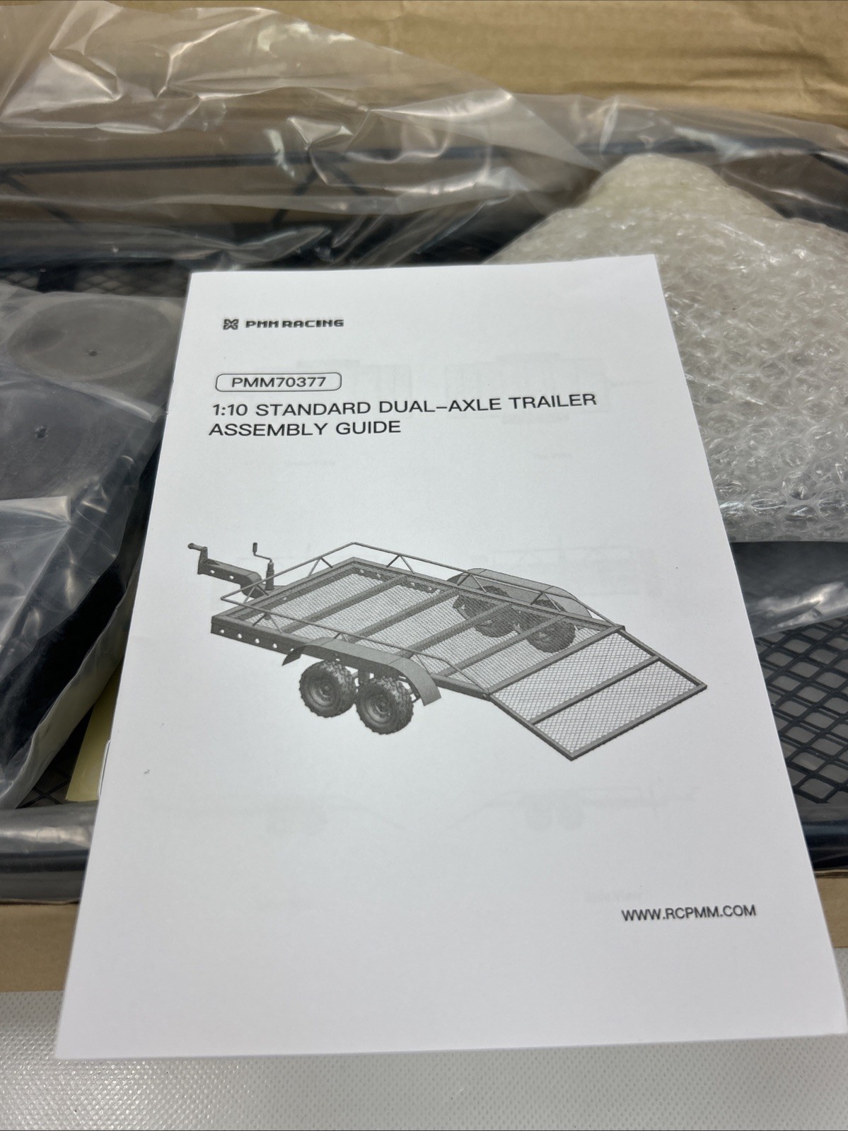 PMM Racing PMM70377 1:10 Standard dual-axle Trailer PMM Racing PMM70377 1:10 Standard dual-axle Trailer