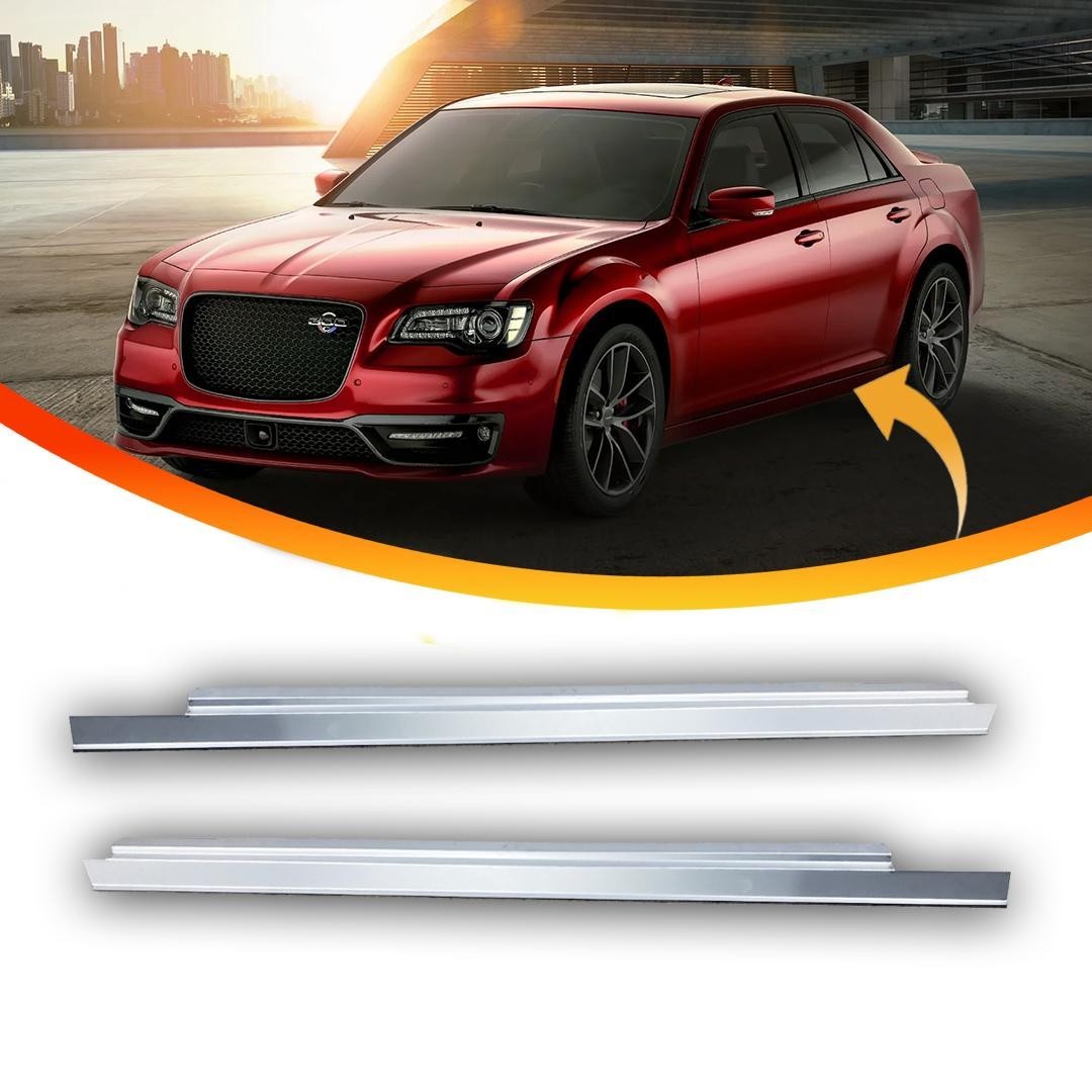 Slip over Style Steel Outer Rocker Panels Fits 2011-23 Chrysler 300 New Pair Slip over Style Steel Outer Rocker Panels Fits 2011-23 Chrysler 300 New Pair