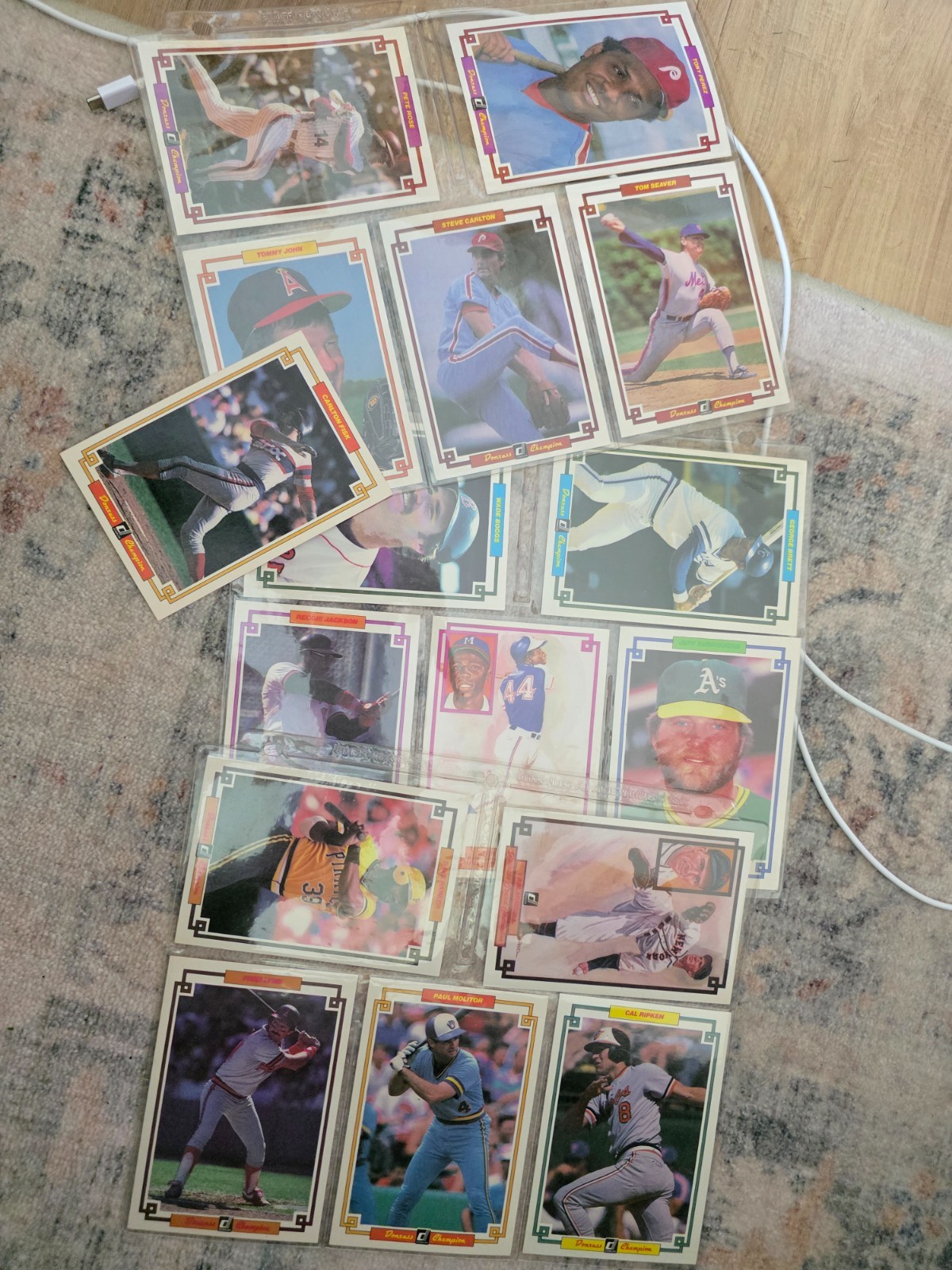 Donruss Champion Oversized Baseball Card Lot (16 Cards) Donruss Champion Oversized Baseball Card Lot (16 Cards)