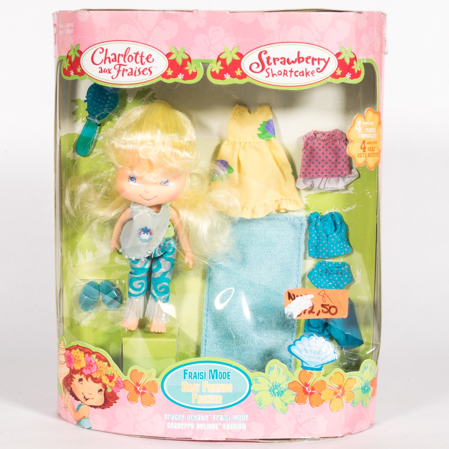 BNIB Bandai 2006 Strawberry Shortcake doll Seaberry Delight fashion