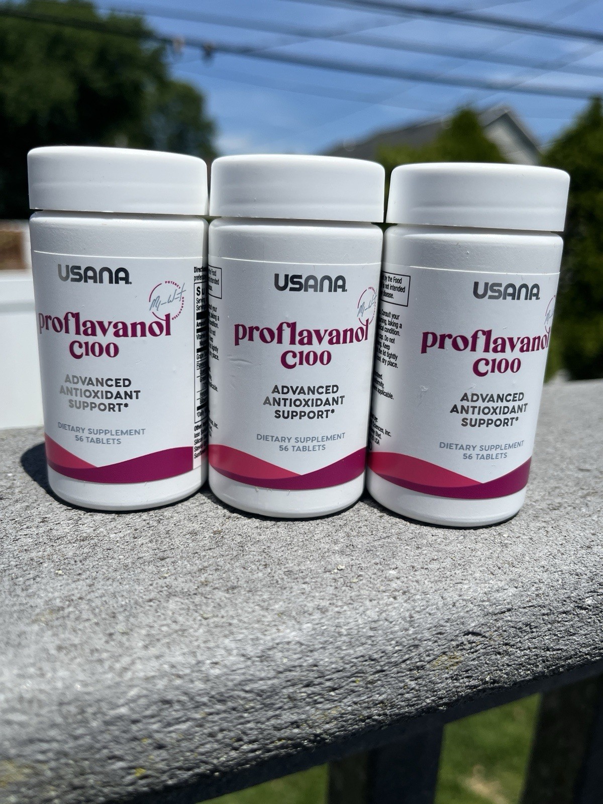 USANA Proflavanol C100 Advanced Antioxidant Support (3 bottles) Exp09/27 USANA Proflavanol C100 Advanced Antioxidant Support (3 bottles) Exp09/27