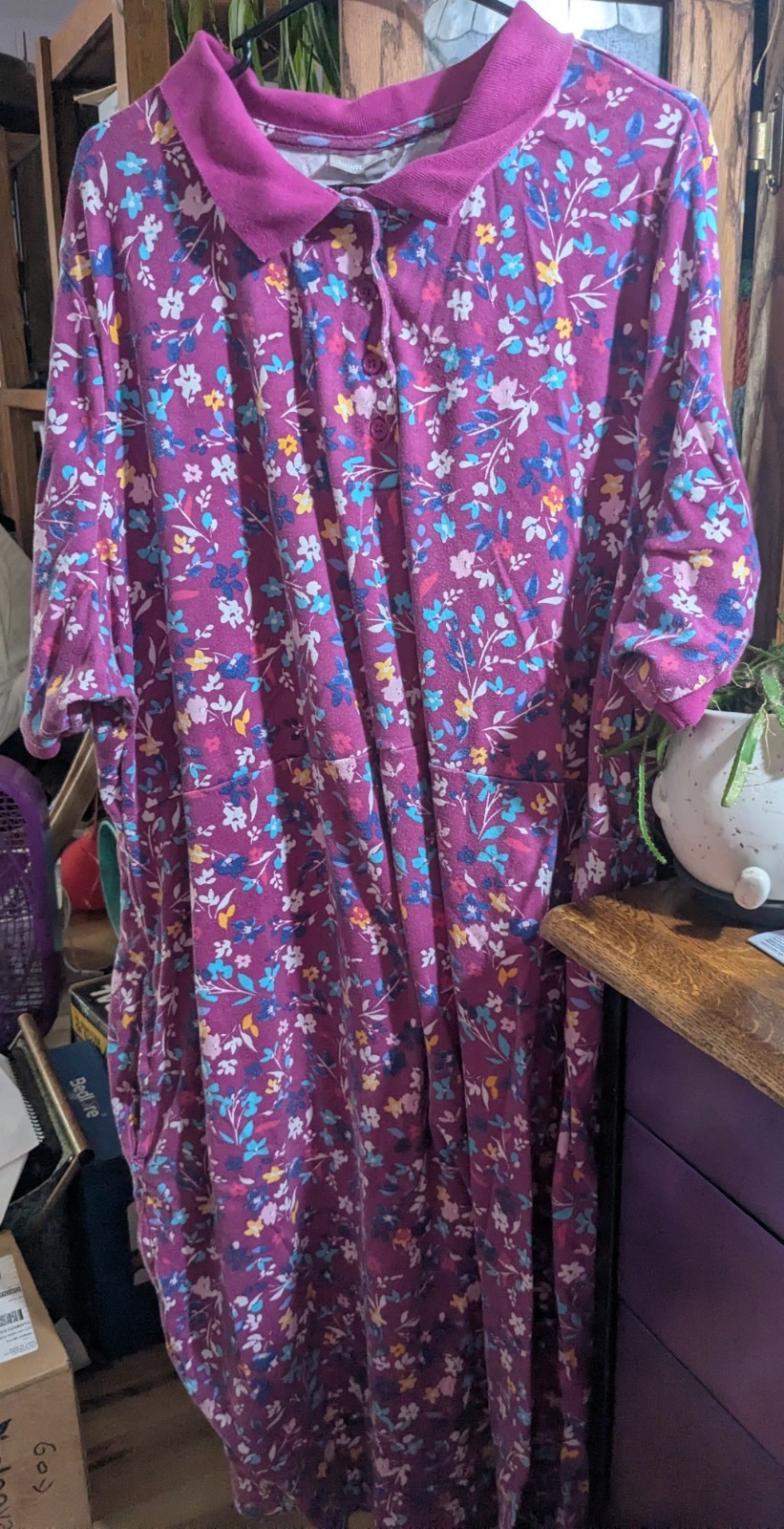 Woman Within Plus Size Dress for women 4x 34/36 Cotton/Poly Blend Woman Within Plus Size Dress for women 4x 34/36 Cotton/Poly Blend