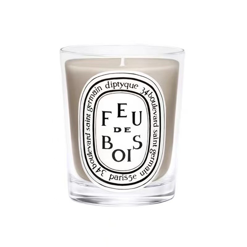Diptyque Feu De Bois Bougie Parfumee Candle 6.5 oz / 190 g New + Diptyque Feu De Bois Bougie Parfumee Candle 6.5 oz / 190 g New +