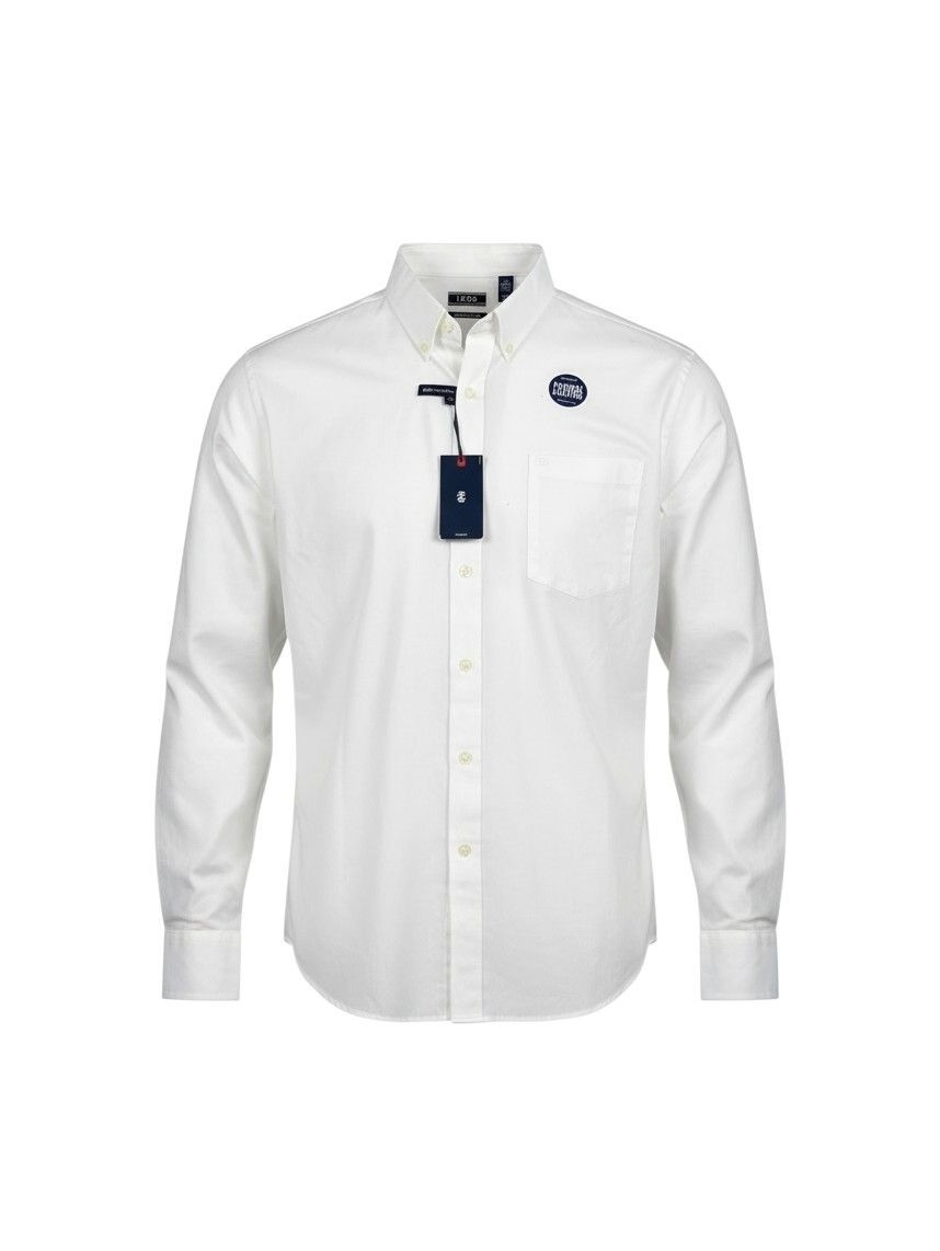 NWT Izod Mens Premium Essentials White Button-Up Shirt XL Natural Stretch NWT Izod Mens Premium Essentials White Button-Up Shirt XL Natural Stretch
