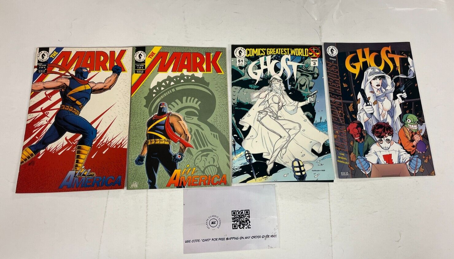4 Dark Horse Comics The Mark 1 2 Ghost 3 7 14 JW25