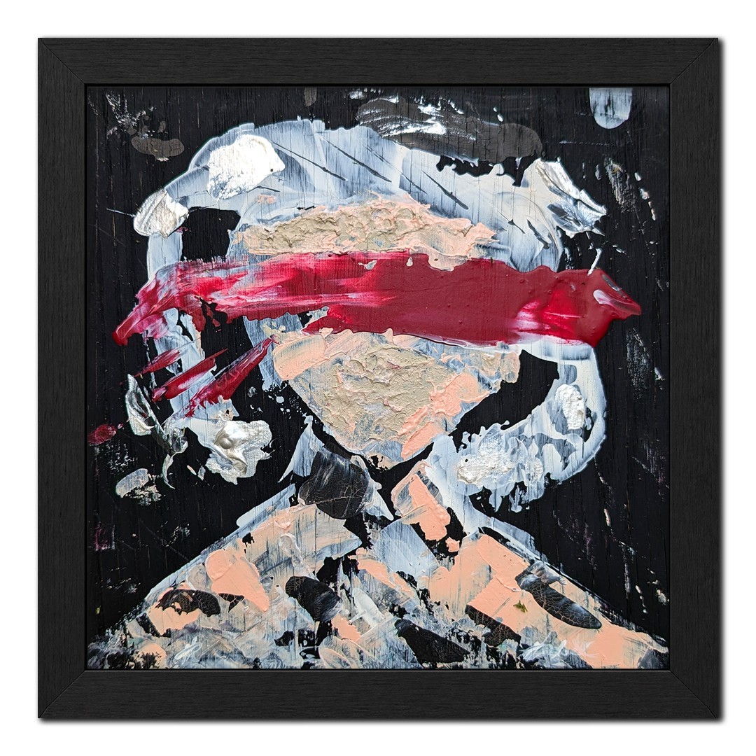 Karma Bleeds Quietly Original Painting, Modern Abstract, Under Pressure, HAVLOCK