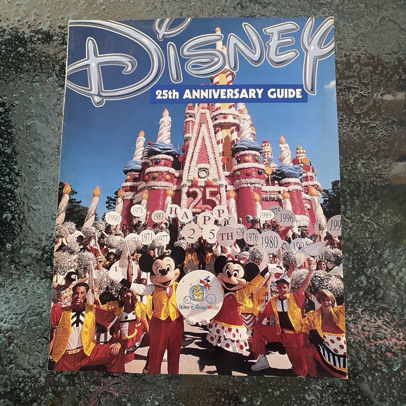 Vintage Disney 25th Anniversary Guide Book Walt Disney World Souvenir