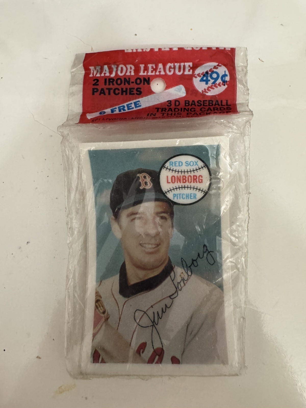 1970 Kellogg’s 3D Unopened Baseball Pack Jim lobbing 6 Cards 2 Patches Tigers 1970 Kellogg’s 3D Unopened Baseball Pack Jim lobbing 6 Cards 2 Patches Tigers