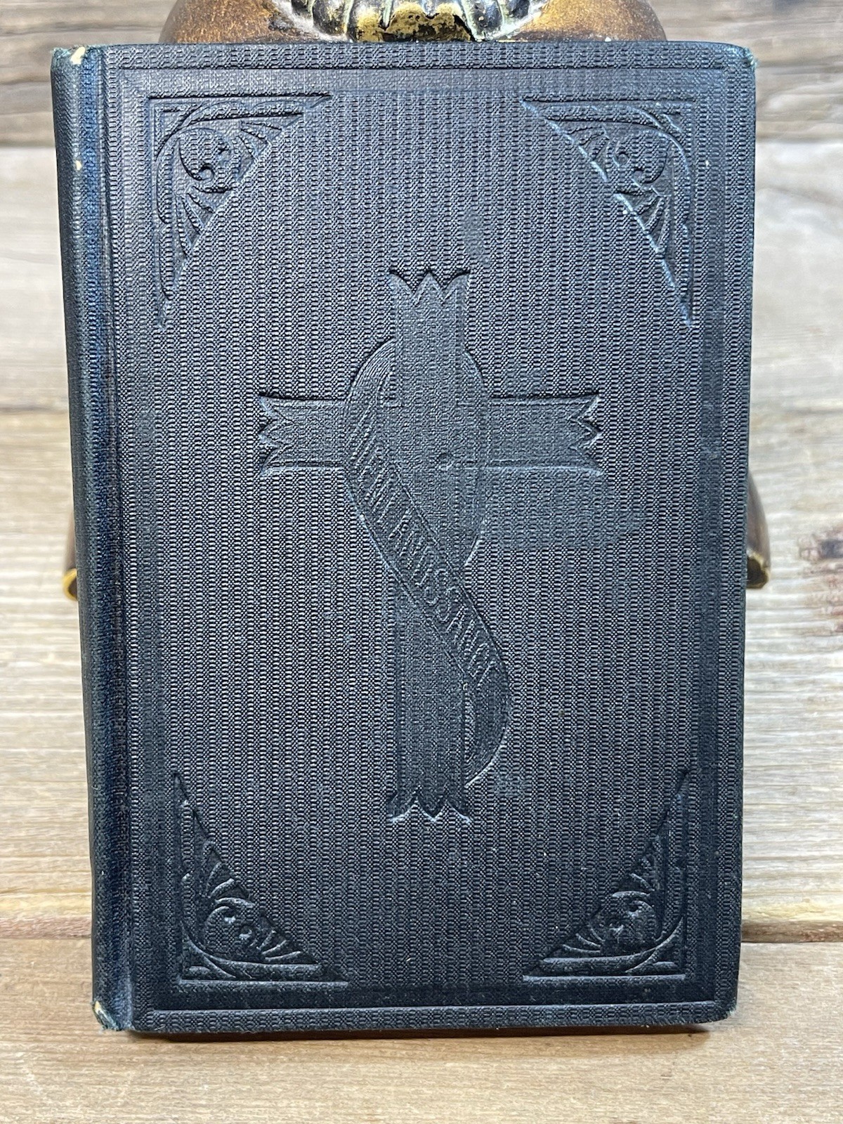 1877 Hjemlandssange M.F. Gjertsen Norwegian American Lutheran Hymnal Antique