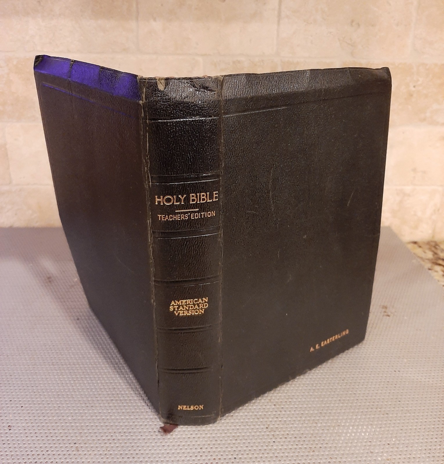 Antique Holy Bible Teacher’s Edition American Standard Thomas Nelson 1901-1929 Antique Holy Bible Teacher’s Edition American Standard Thomas Nelson 1901-1929