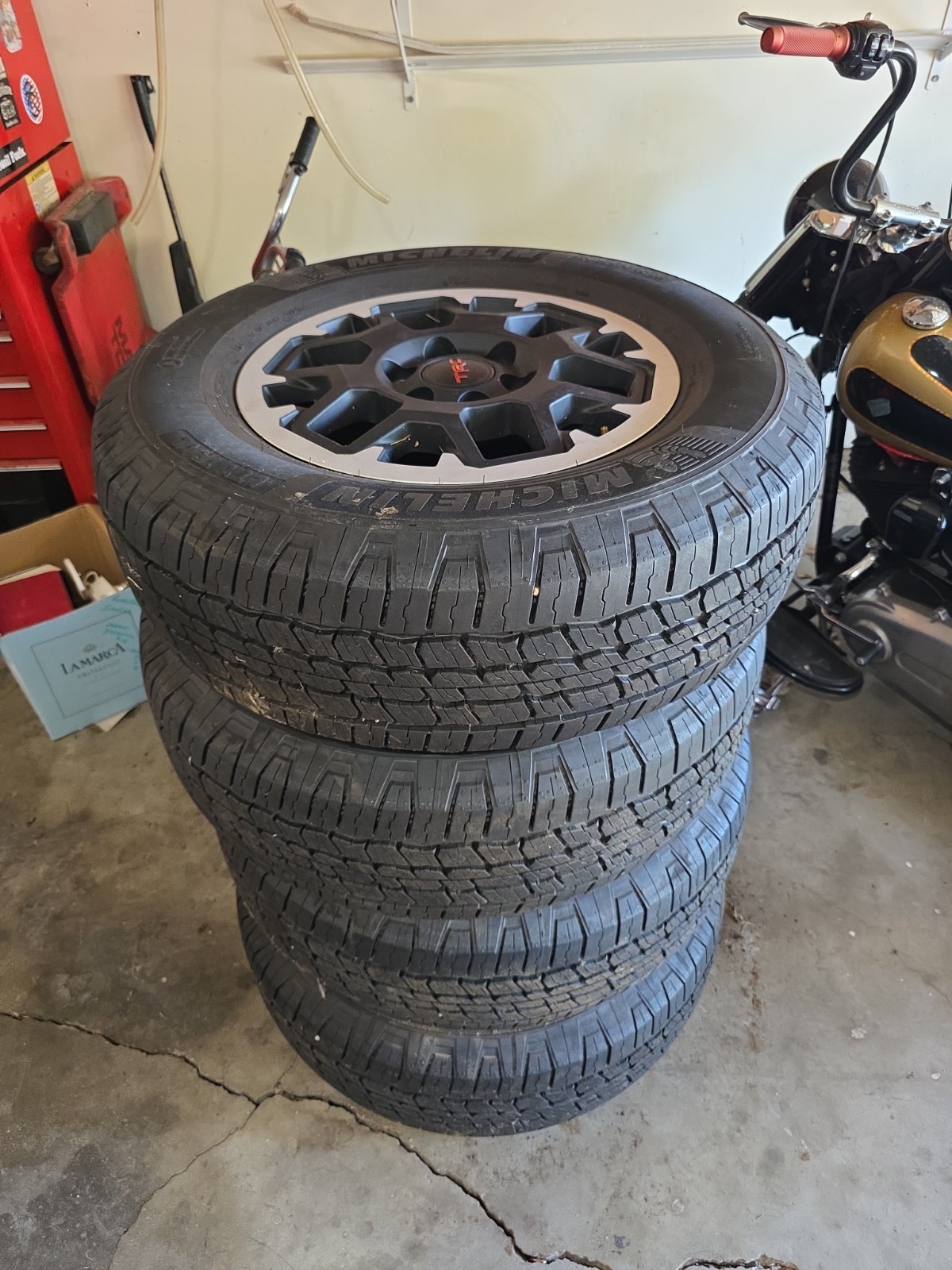 2026 Toyota Tacoma TRD Wheels With michelin ltx tires (Only Used For 7 Miles)