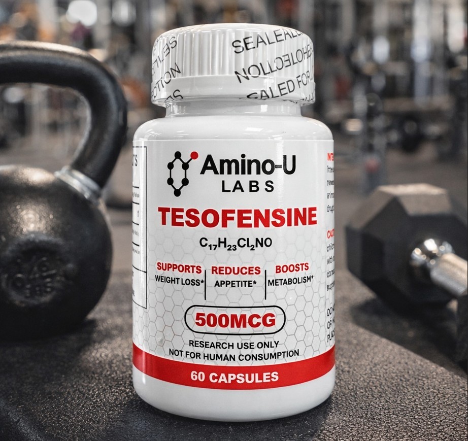 1-5pack Amino-U Labs Tesofensine 500mcg Capsules 60 Count Laboratory Tested COA