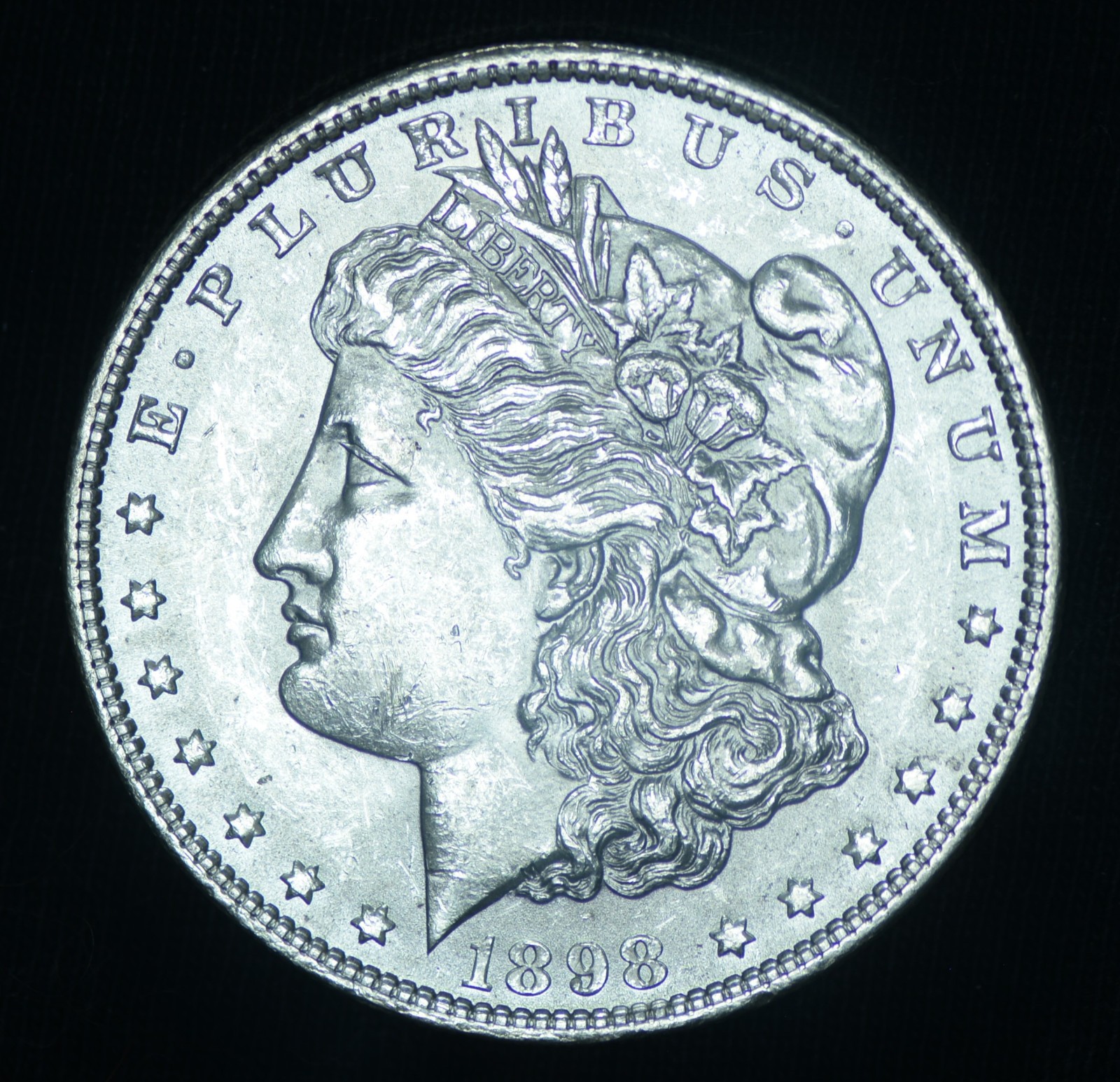 1898 $1 Morgan Silver Dollar BU Luster ~ 26566 1898 $1 Morgan Silver Dollar BU Luster ~ 26566