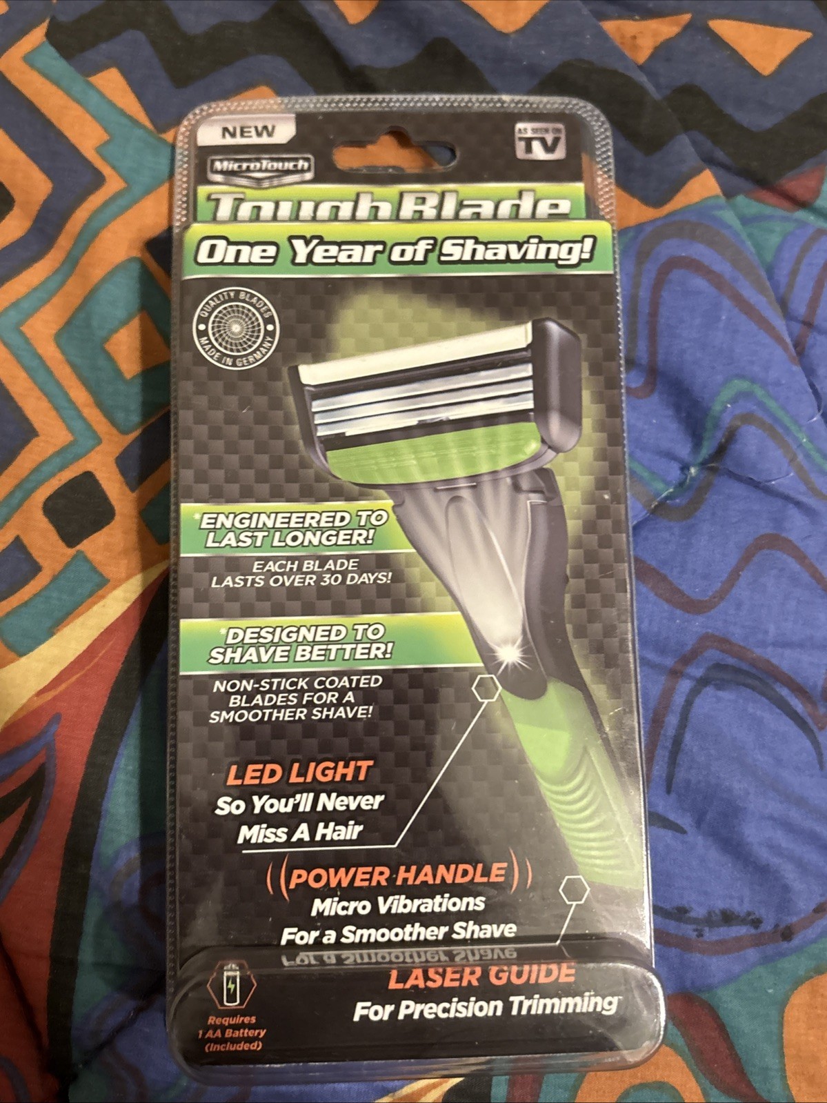 NEW MicroTouch PRO Tough Blade Razor 12 Cartridges Brett Favre As Seen on TV NEW MicroTouch PRO Tough Blade Razor 12 Cartridges Brett Favre As Seen on TV