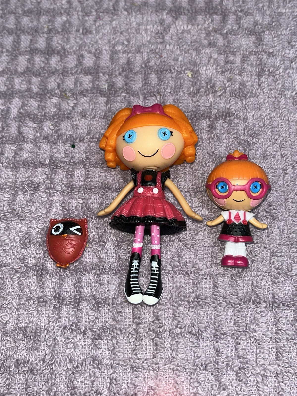 Collector LALALOOPSY Mini 3” Doll Bea Spells A Lot w/Sister Doll & Pet Bird Collector LALALOOPSY Mini 3” Doll Bea Spells A Lot w/Sister Doll & Pet Bird