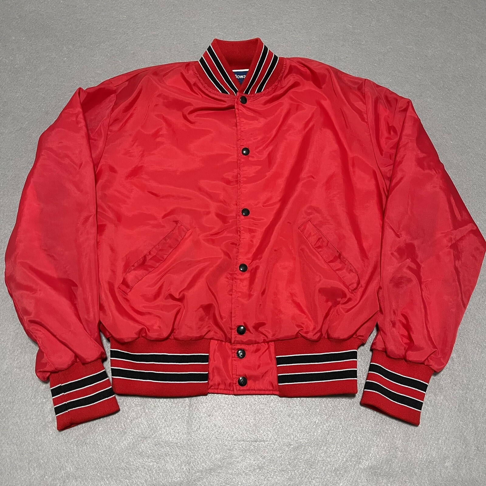 VTG Yamaha Jacket Mens XL Red Holloway Varsity Bomber Ellensburg Washington USA