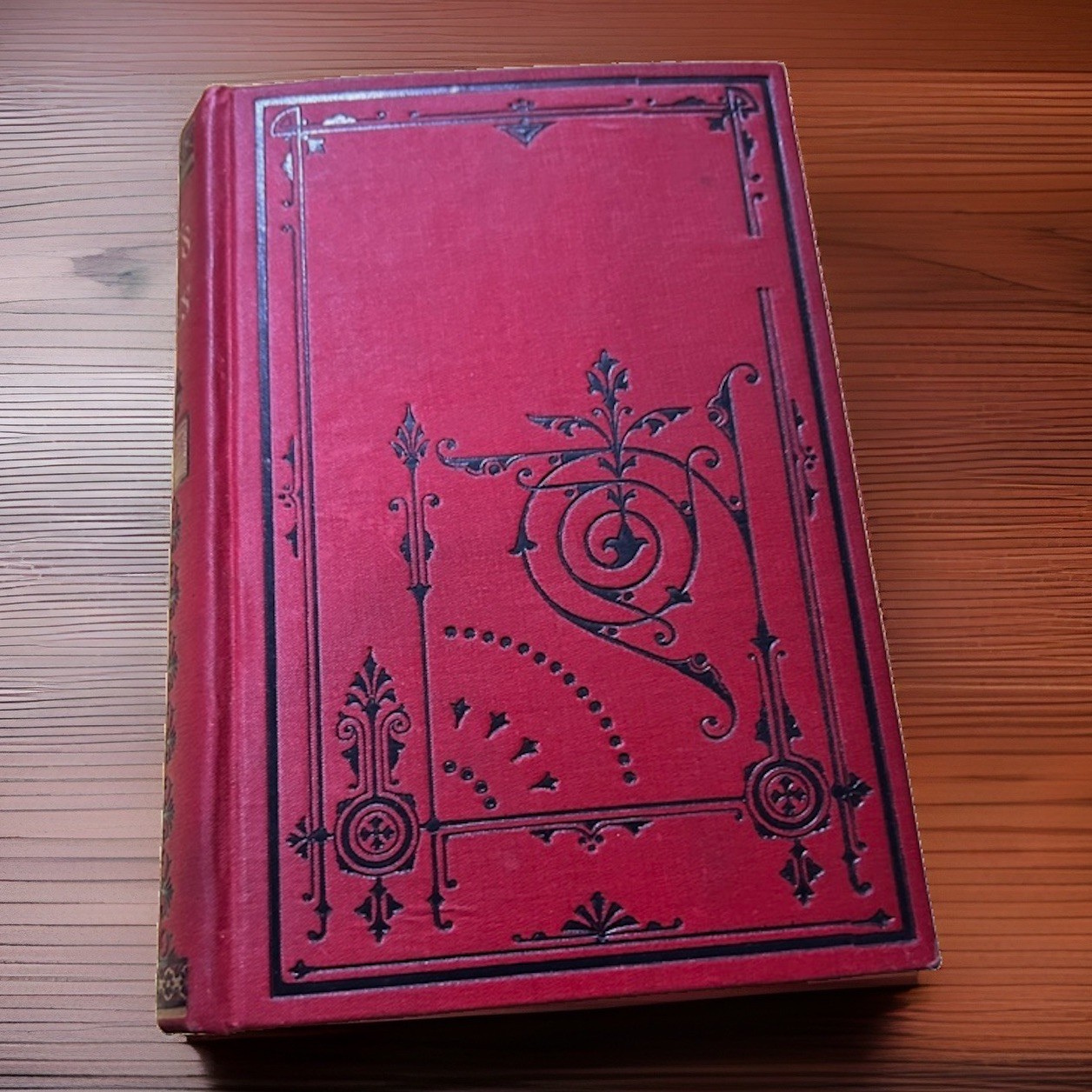 Antique 1870s Aesop's Fables Croxall Illustrated Blue Jacket Series Red Cloth Antique 1870s Aesop's Fables Croxall Illustrated Blue Jacket Series Red Cloth