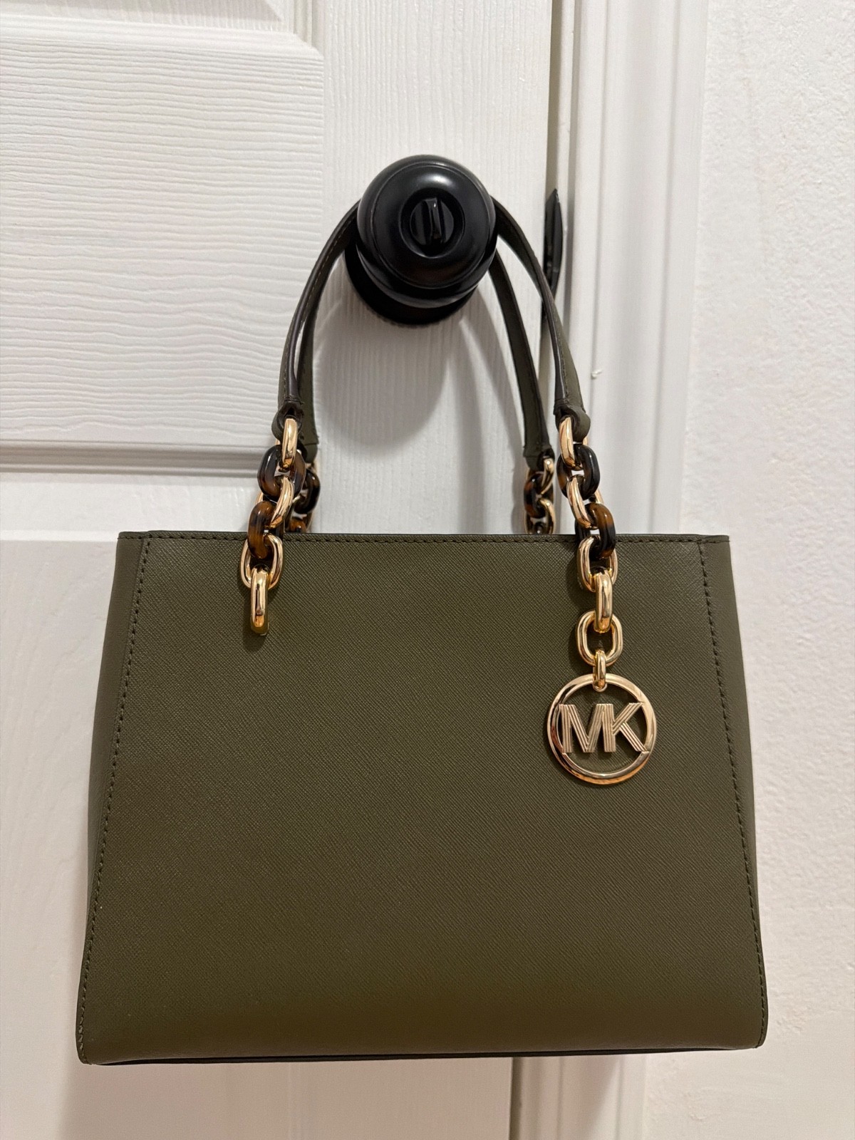 michael kors hand bang olive green medium michael kors hand bang olive green medium