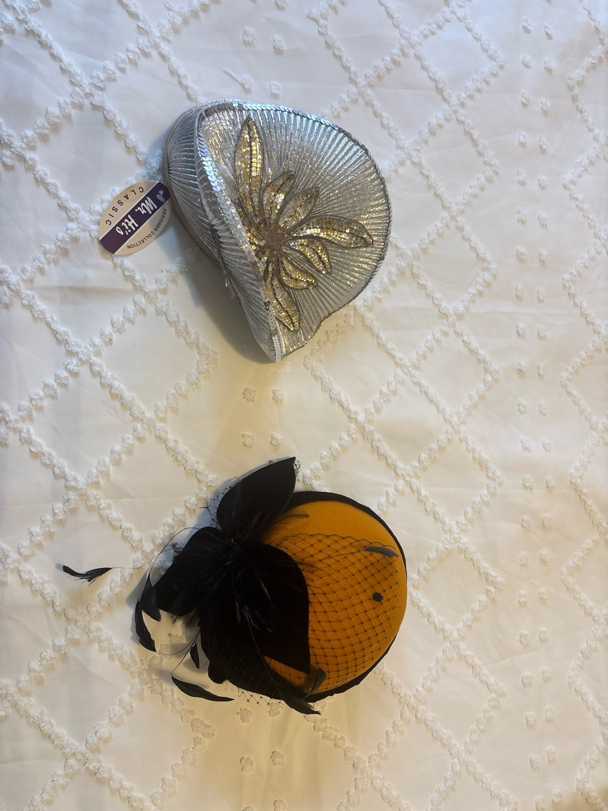 Two Vintage Hats 1920s Flapper Style Two Vintage Hats 1920s Flapper Style