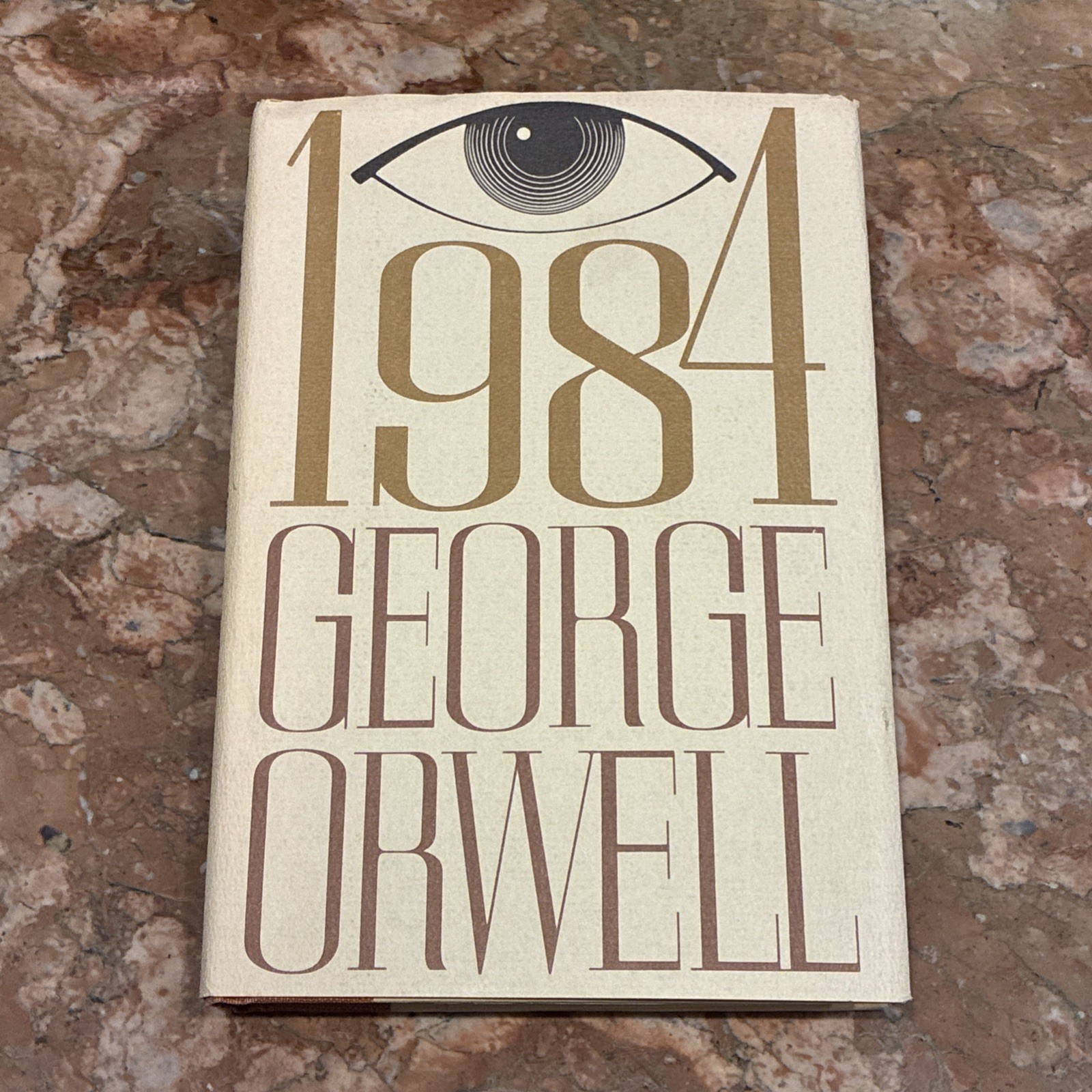 Book 1984 George Orwell Big Brother Classic Dystopian Fiction Novel Book Vintage