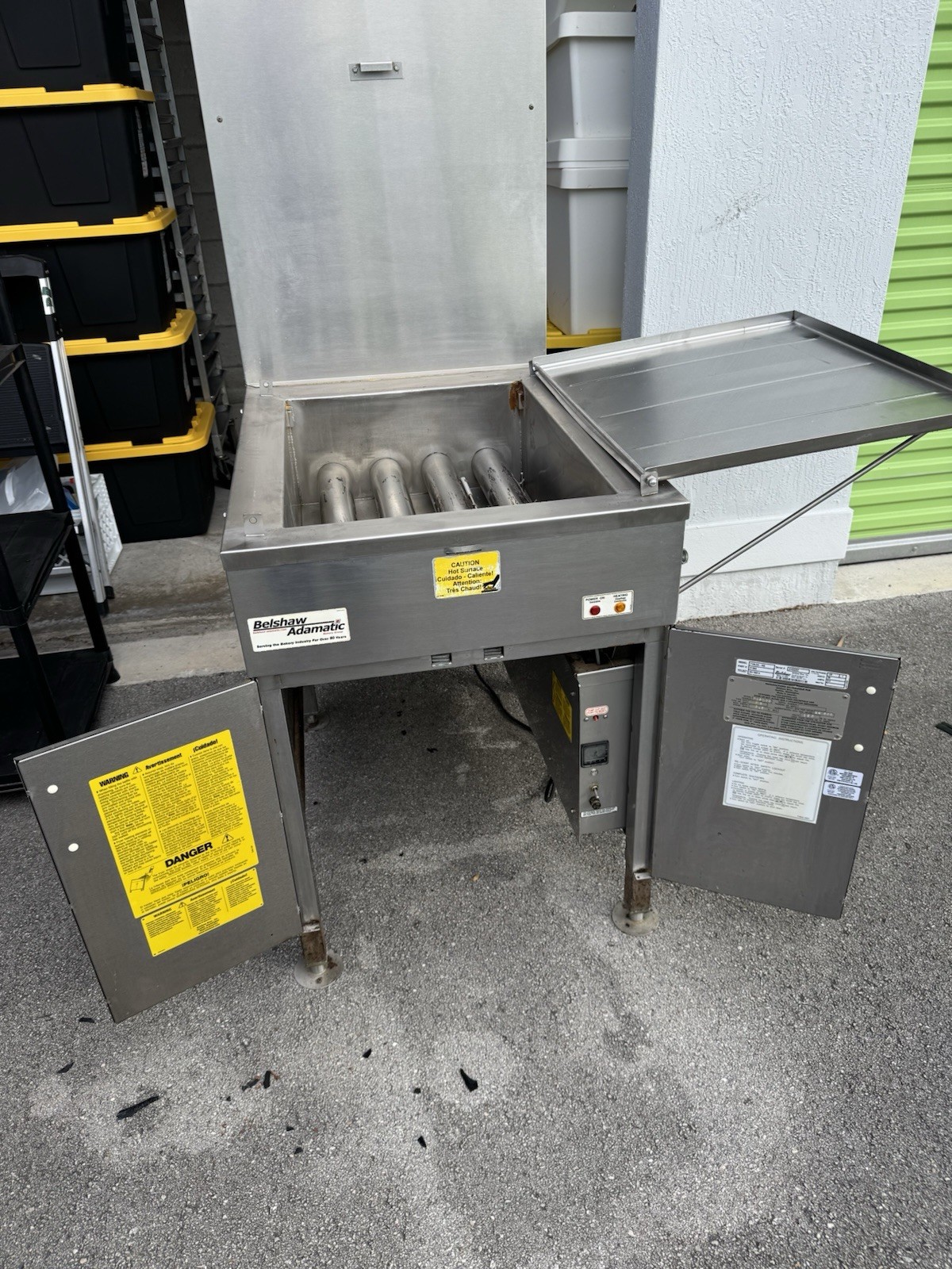 Belshaw Adamatic Commercial Gas Floor Deep Fat Fryer, 1 Pot Tube Burner Belshaw Adamatic Commercial Gas Floor Deep Fat Fryer, 1 Pot Tube Burner