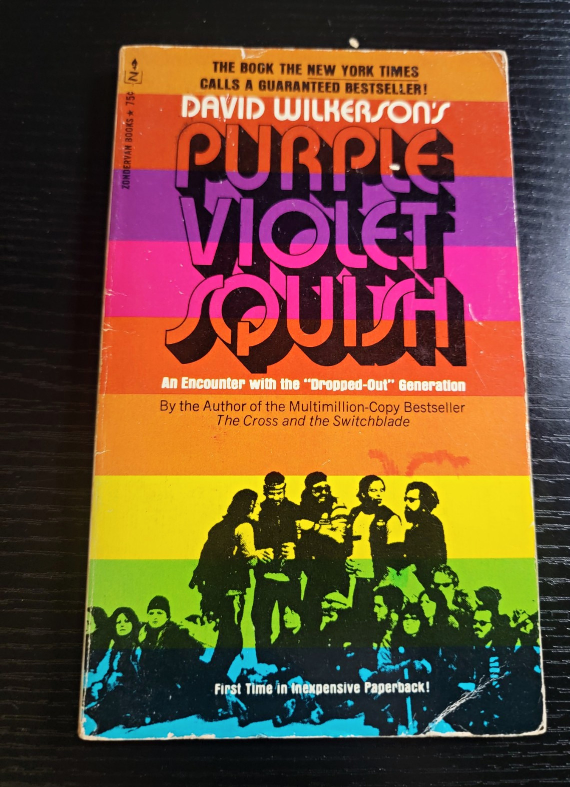 Vintage 1971 Purple Violet Squish Paperback David Wilkerson Zondervan Books Vintage 1971 Purple Violet Squish Paperback David Wilkerson Zondervan Books