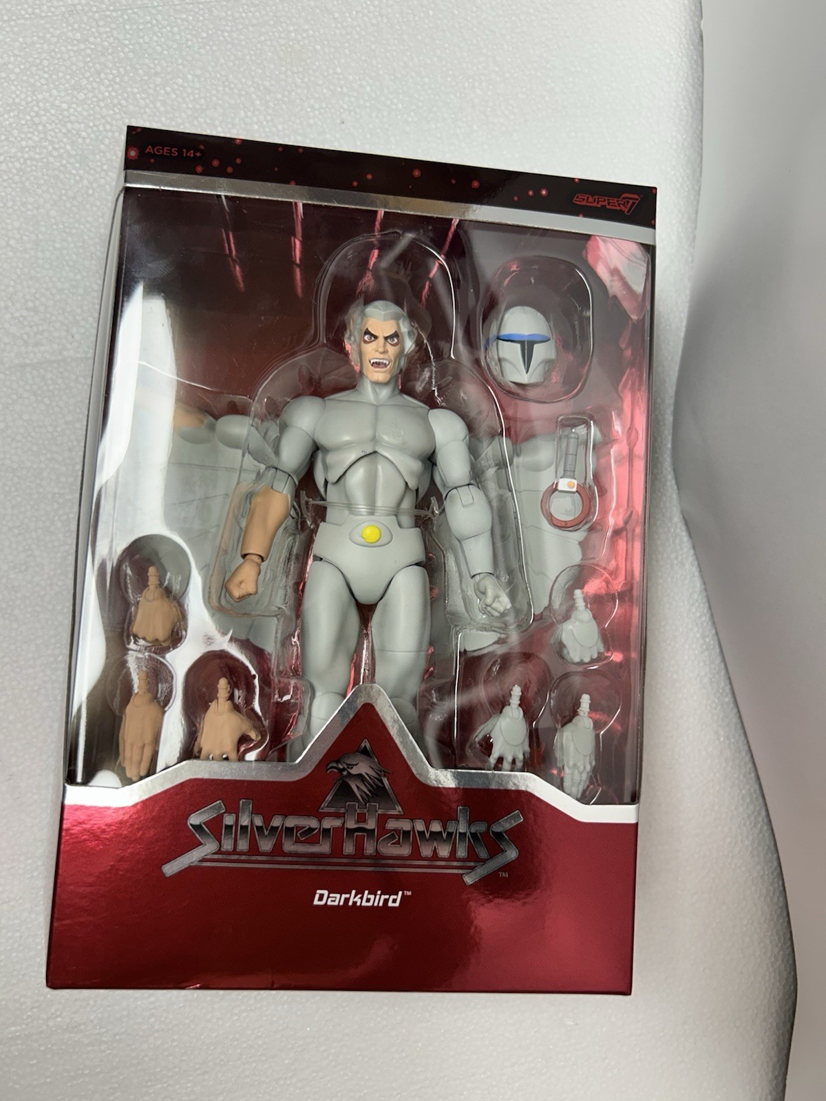 SILVERHAWKS Darkbird Super7 ULTIMATES 7” Action Figure Ultimates NIB SILVERHAWKS Darkbird Super7 ULTIMATES 7” Action Figure Ultimates NIB