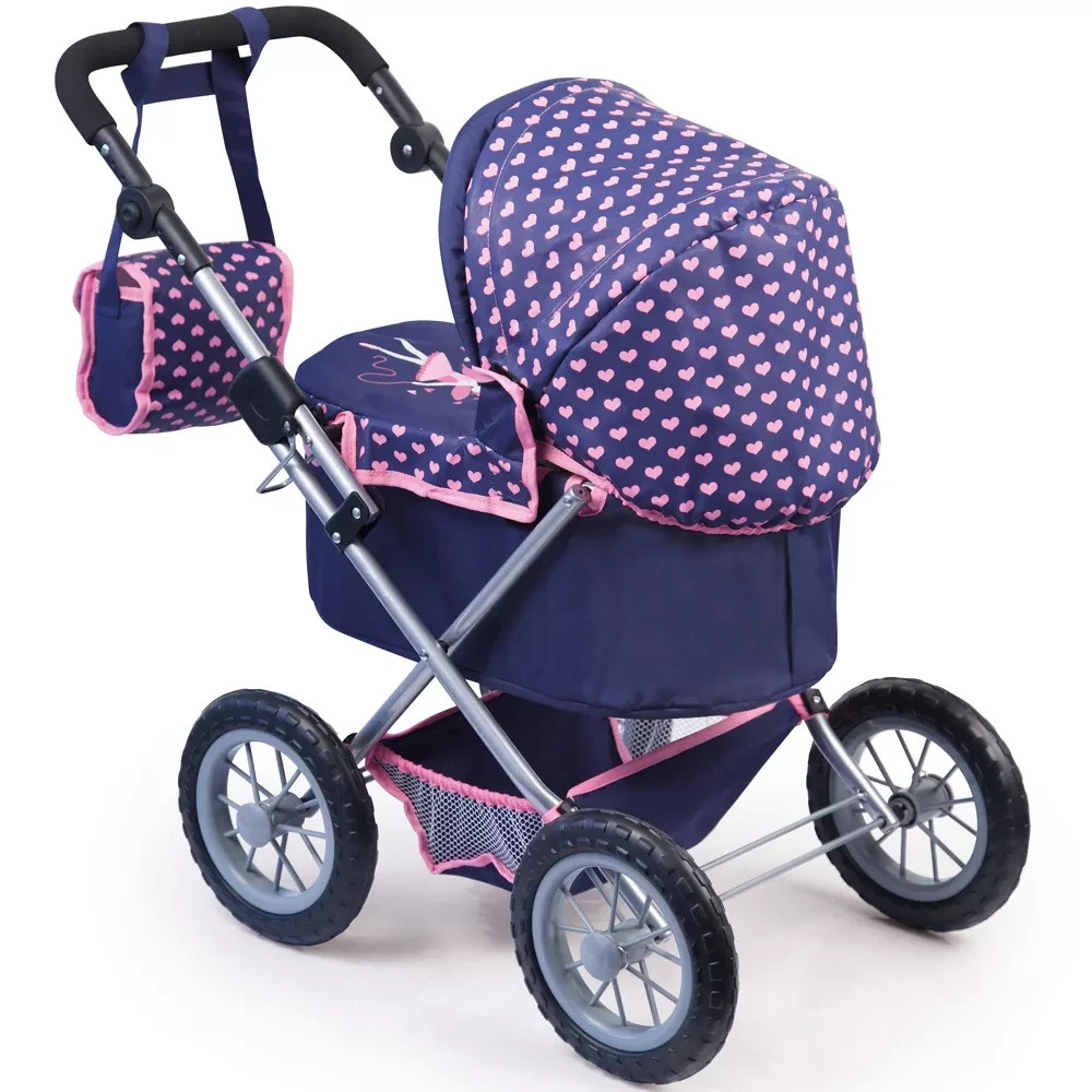Bayer Design Doll Pram Stroller Trendy Blue Pink for Dolls up to 18in Bayer Design Doll Pram Stroller Trendy Blue Pink for Dolls up to 18in
