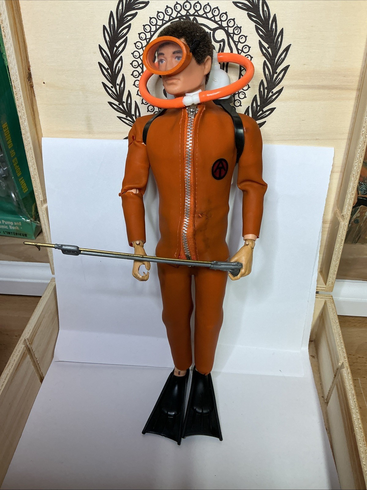 VINTAGE G.I. JOE 1970s MAN OF ACTION SHARK SURPRISE OUTFIT CLEAN 12 Inch VINTAGE G.I. JOE 1970s MAN OF ACTION SHARK SURPRISE OUTFIT CLEAN 12 Inch