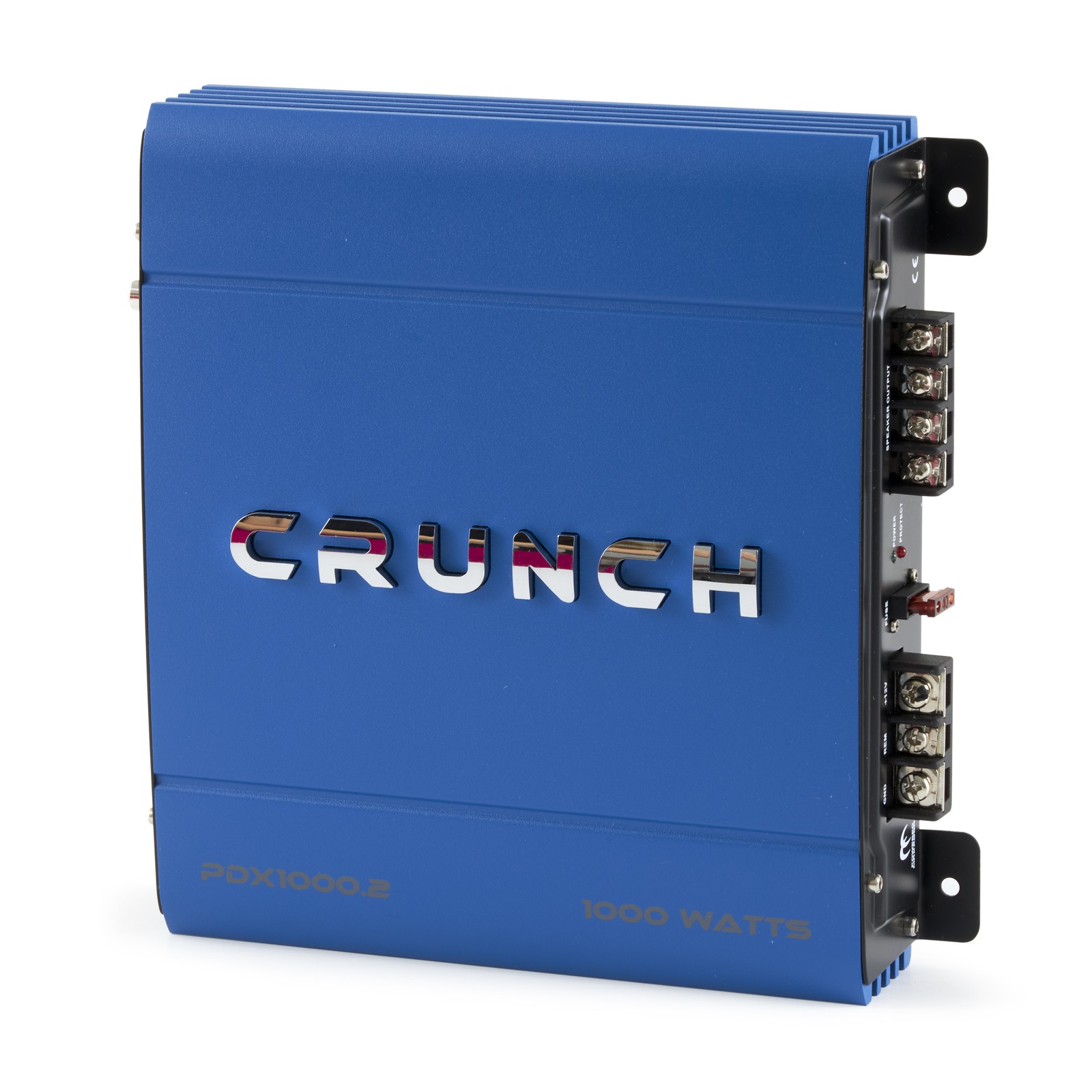 Crunch PowerDriveX 1000 Watt 2 Channel Exclusive Blue A/B Car Stereo Amplifier