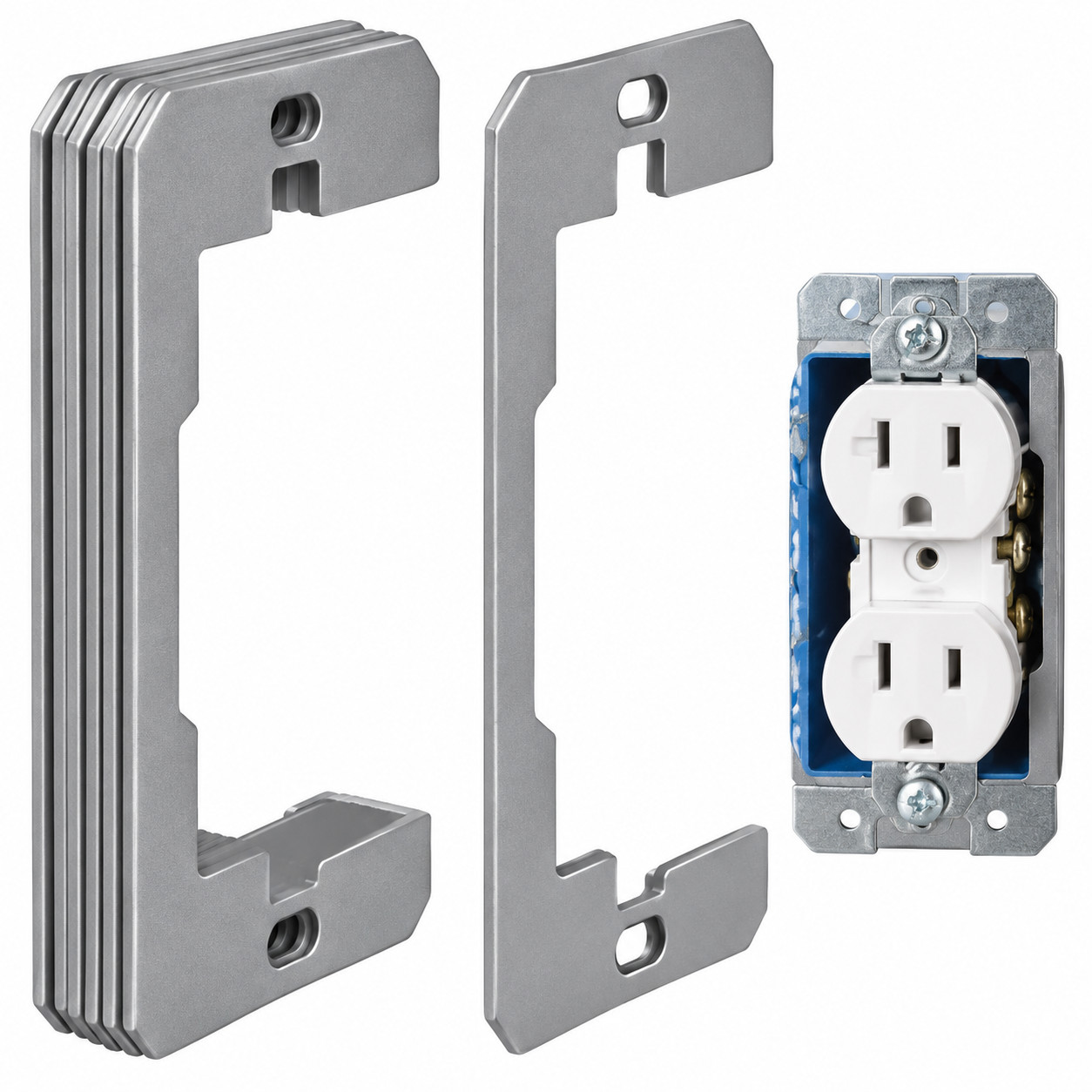 10 Pcs Outlet Leveling Spacers Electrical Wall Plate Switch Adjustment Kit...