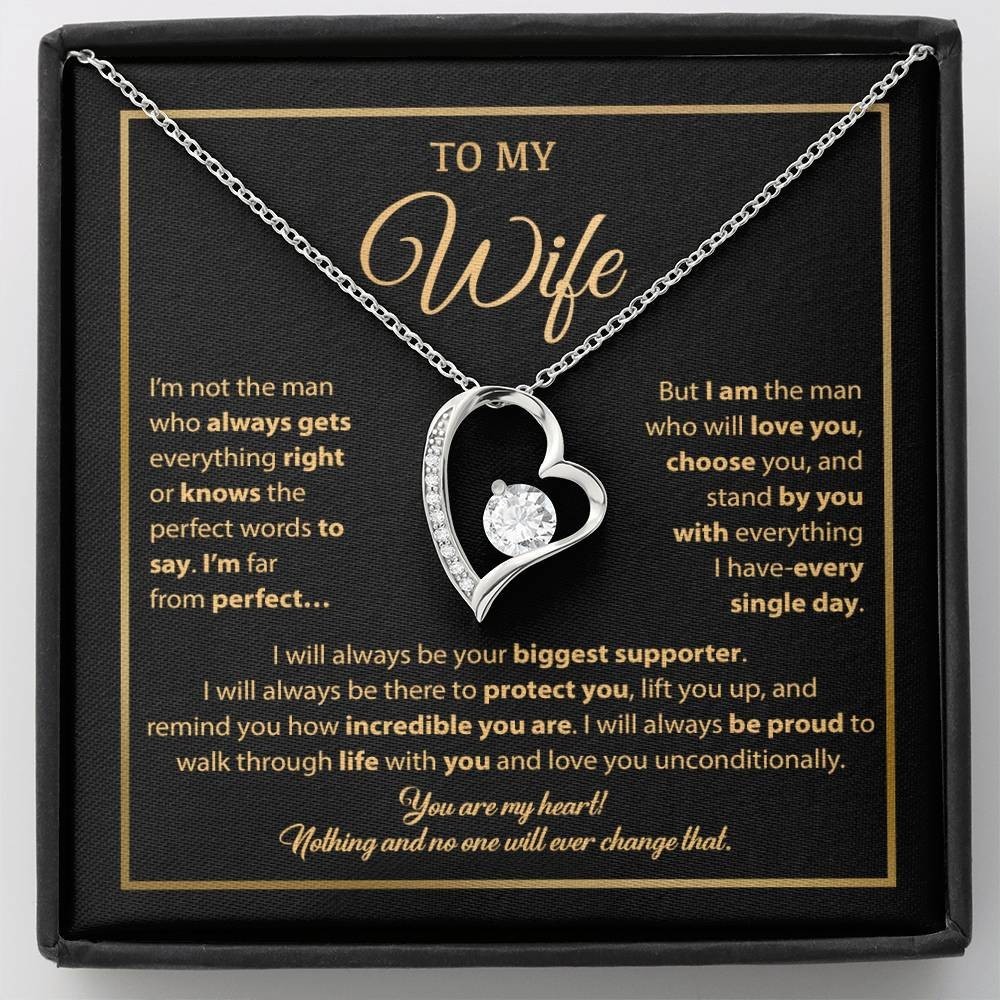 To My Wife Necklace, Gift For Wife, Anniversary Gift For Wife, Necklace For Wife To My Wife Necklace, Gift For Wife, Anniversary Gift For Wife, Necklace For Wife