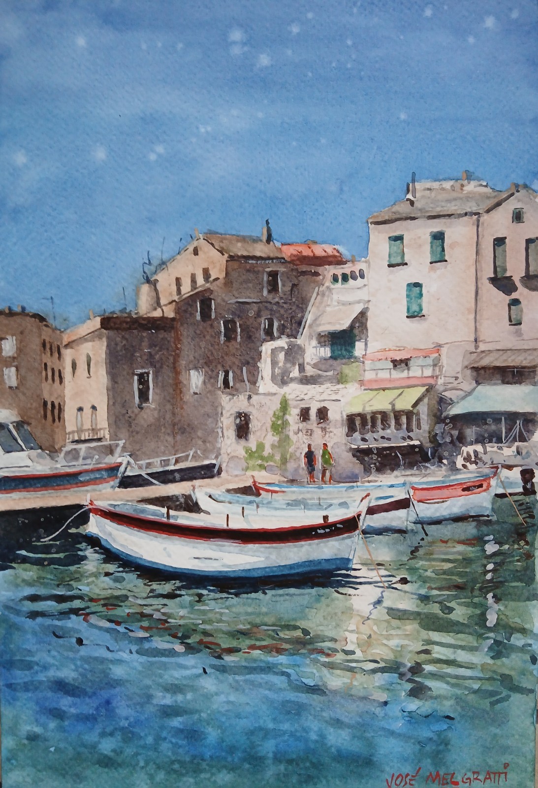 ORIGINAL  Small Watercolor Painting    7.1/2\