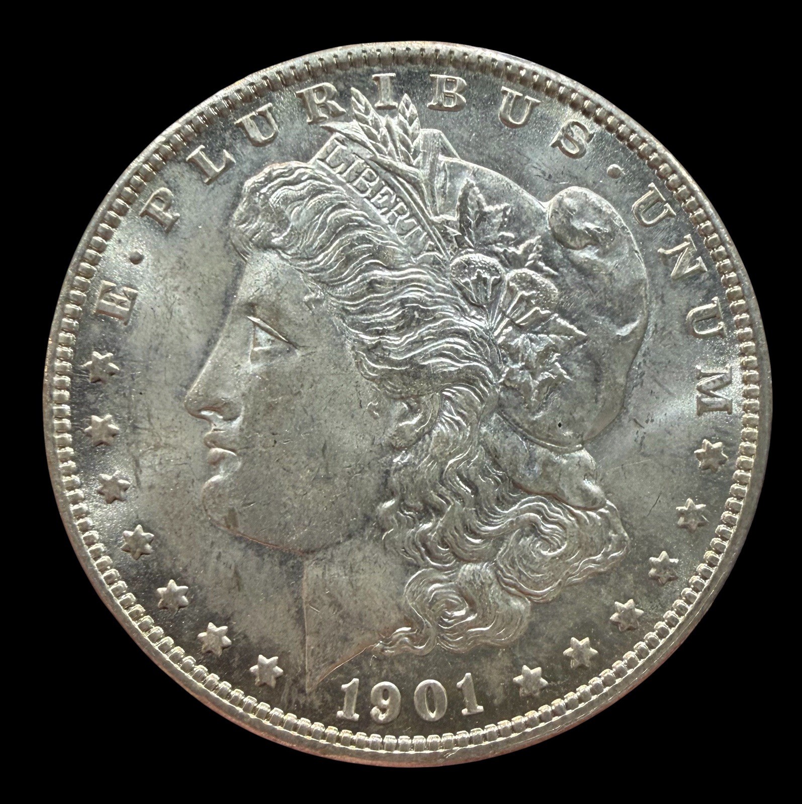 1901-O MORGAN SILVER DOLLAR, 9/27/26 