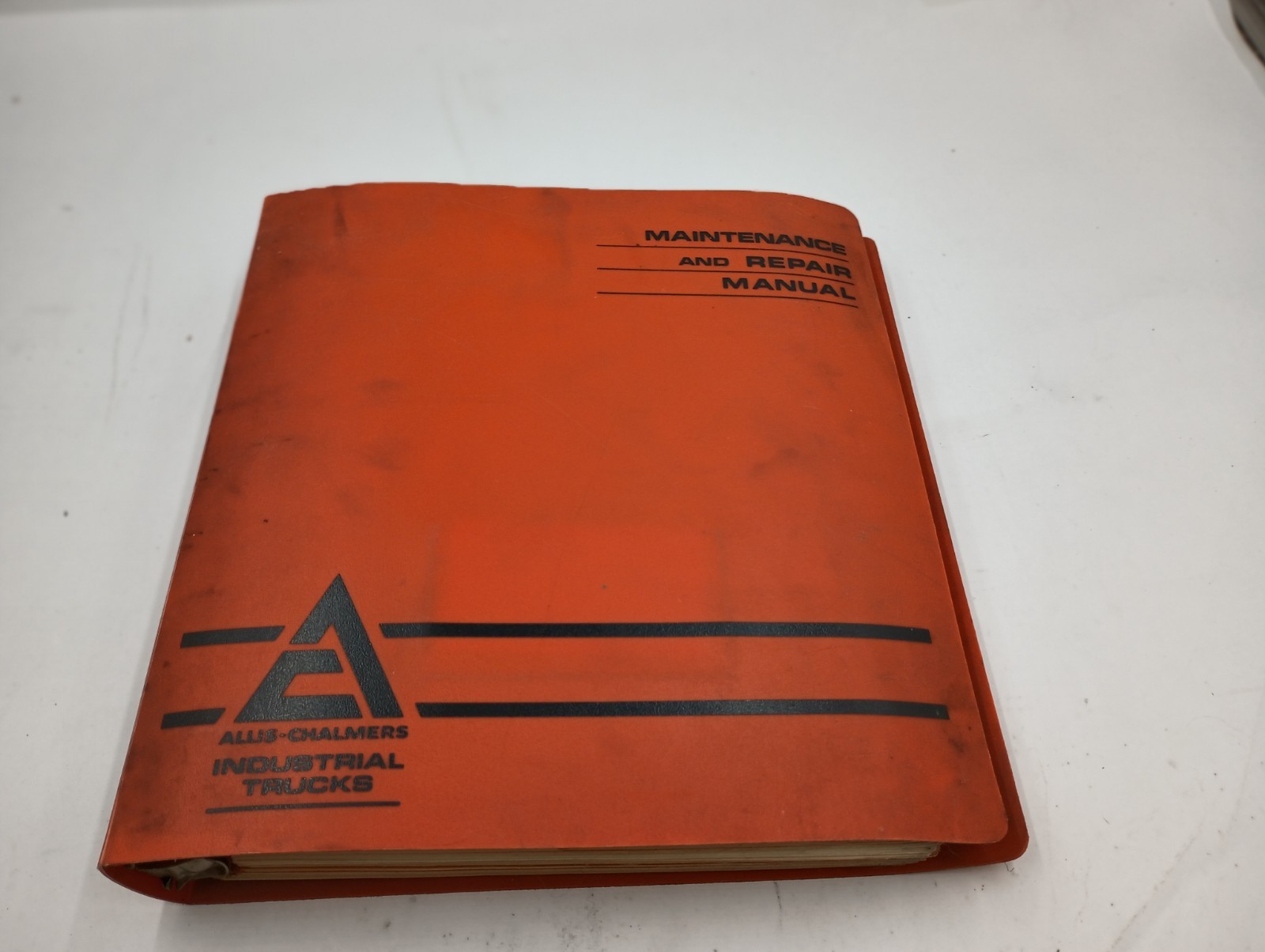 ALLIS CHALMERS F50-PS INDUSTRIAL FORKLIFT TRUCK MAINTENANCE REPAIR MANUAL BINDER