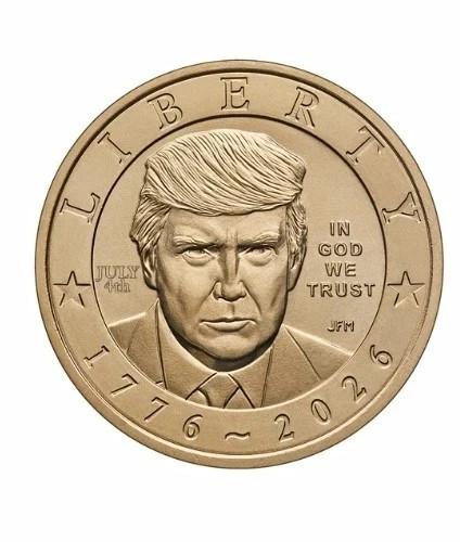 SEVEN (7) Coin Lot July 4th PRIVY Mark 2026 Presidential $1 Coin Donald J. Trump