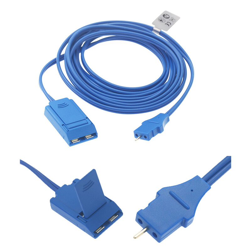 Patient Return Electrode REM ESU Grounding Pad Negative Plate Connect Cable