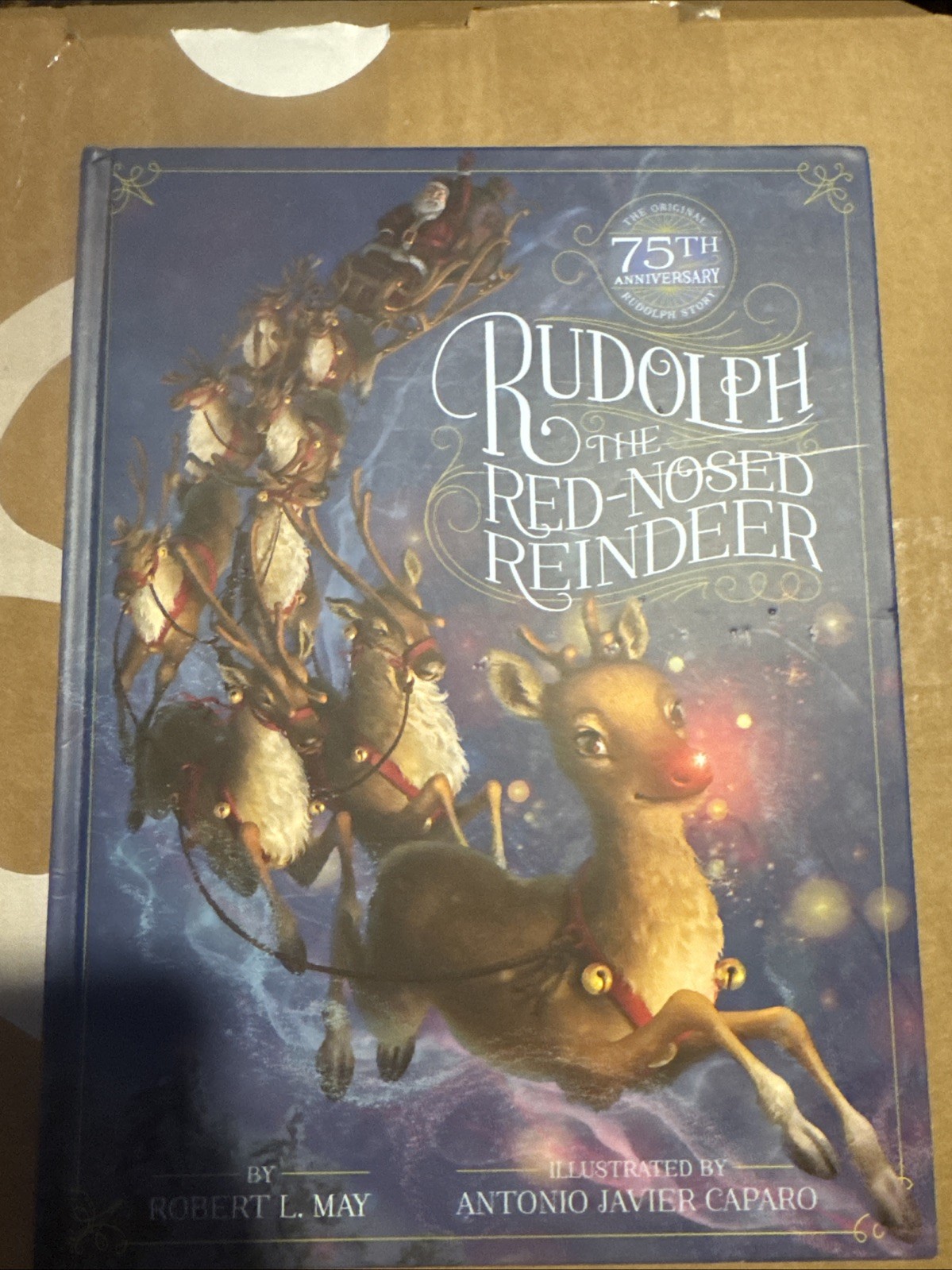 Rudolph Red-Nosed Reindeer 75th Anniversary 2014 1st Printing Hardcover May