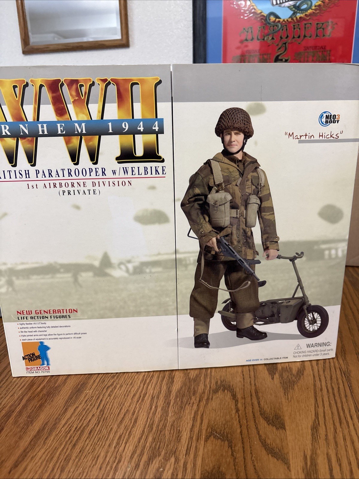 WW2 British Paratrooper With Welbike WW2 British Paratrooper With Welbike