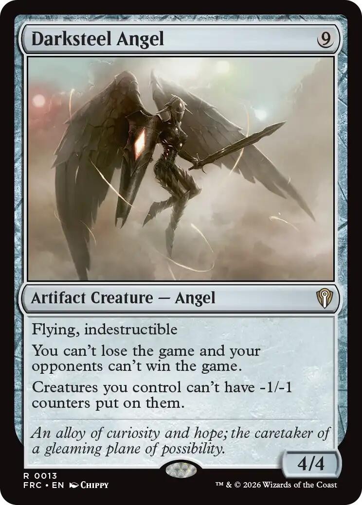 Darksteel Angel - 13 - NM - Commander: Reality Fracture - MTG Darksteel Angel - 13 - NM - Commander: Reality Fracture - MTG