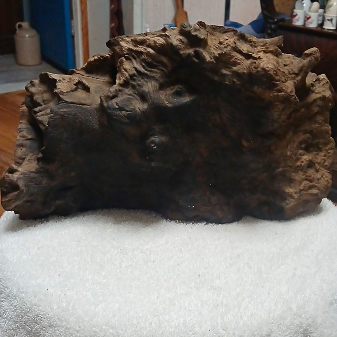 Natural Hardwood Burl Live Edge Wood Block Blank Chunk, Model/MPN L-856 Natural Hardwood Burl Live Edge Wood Block Blank Chunk, Model/MPN L-856