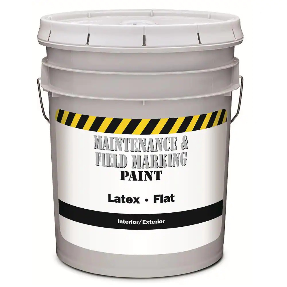 Glidden Maintenance Field Marking Latex Paint 5 gal White Flat Interior Exterior