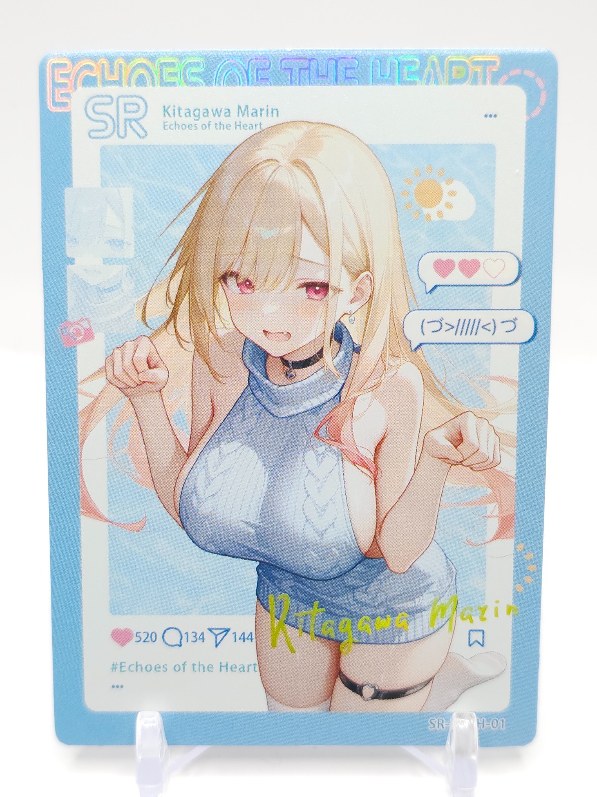 Echoes of the Heart - Anime Waifu SR Trading Card - Pick Your Waifu Card Echoes of the Heart - Anime Waifu SR Trading Card - Pick Your Waifu Card