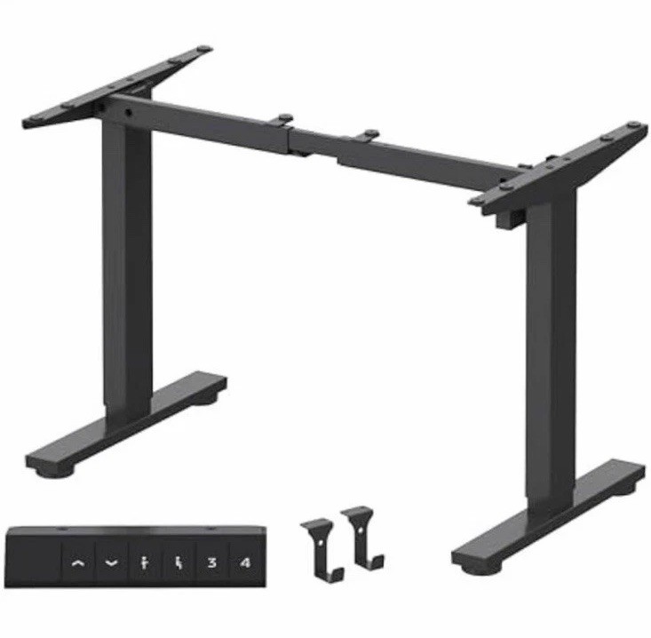 FlexiSpot EN1-F Electric Height Adjustable Standing Desk Frame Black New