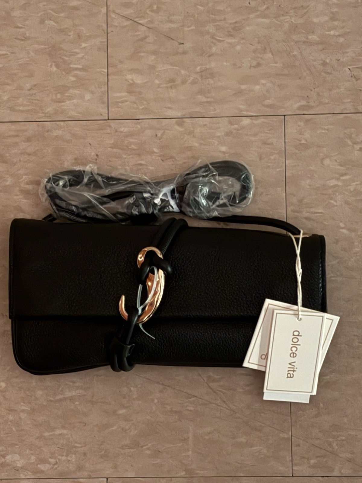 [BRAND NEW] Dolce Vita Black Leather Purse