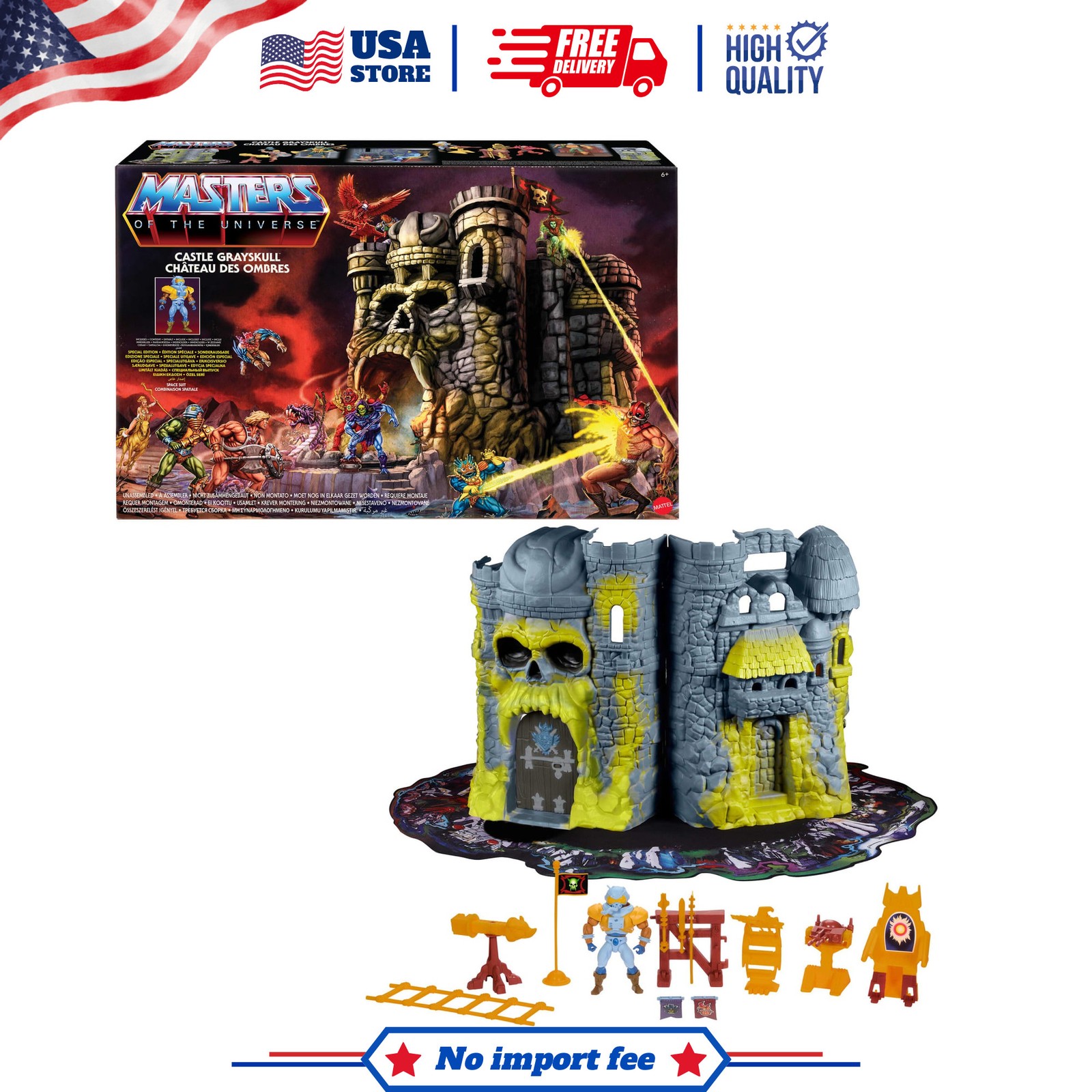 Mattel Masters of the Universe Castle Grayskull Playset Special Edition Mattel Masters of the Universe Castle Grayskull Playset Special Edition